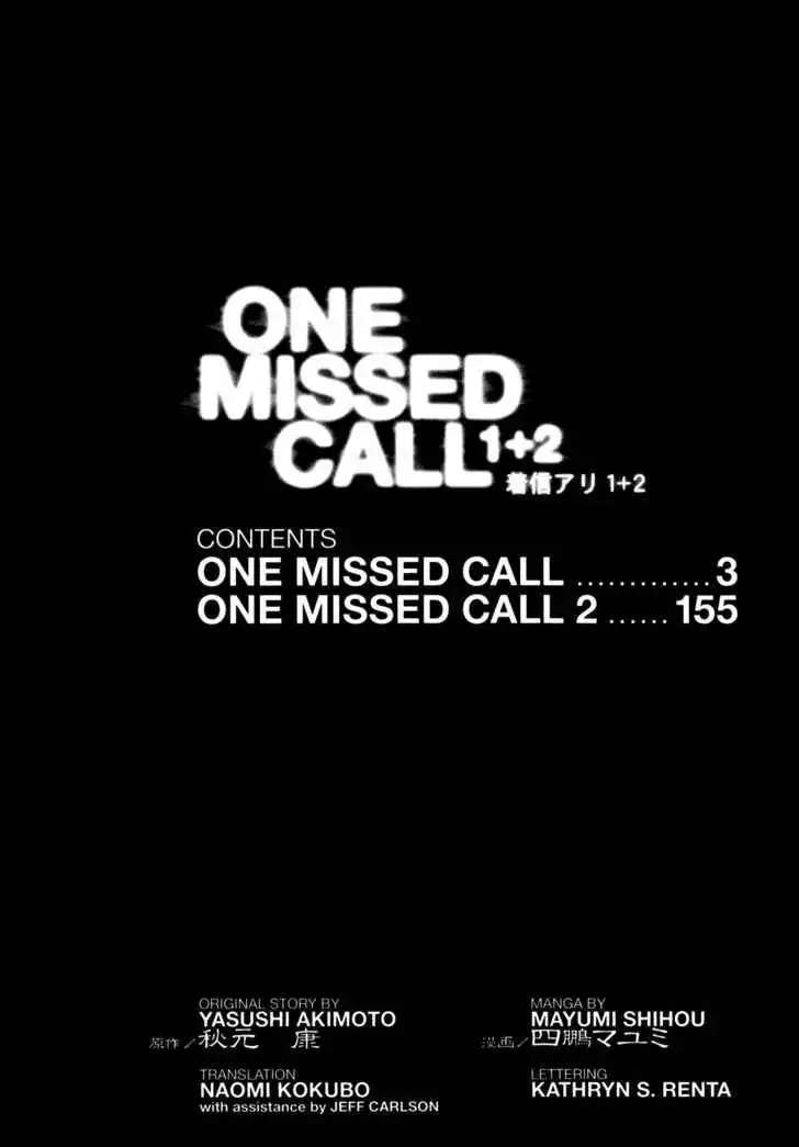 One Missed Call Chapter 0 3